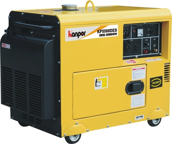 6kw 7.5kVA Air-Cooled Three Phase 10HP Silent Diesel Generator Set Customs Data